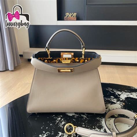 fendi peekaboo dove grey|fendi peekaboo reviews.